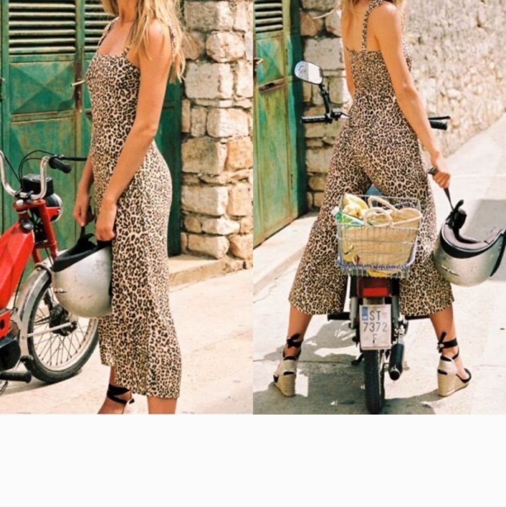 Faithfull the Brand Animal Print Elsa Jumpsuit - Picture 4 of 12
